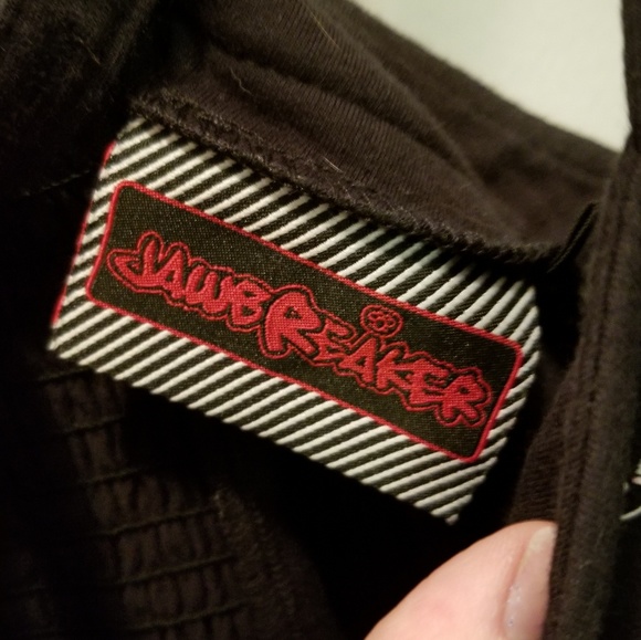 Jawbreaker Pink Skull Butterfly Mini Dress - Picture 5 of 7